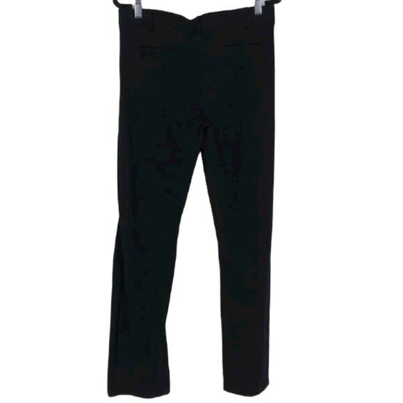 Betabrand High Rise Yoga Dress Pants Black Straight Leg Size Medium Petite - Picture 4 of 4